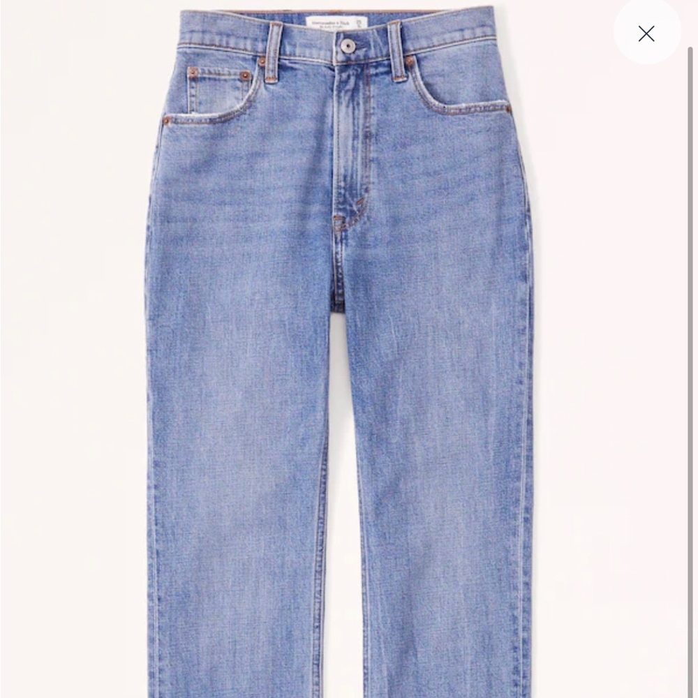 Abercrombie The Straight Ankle Ultra High Rise